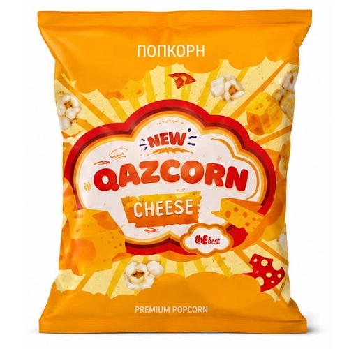 Qazcorn попкорн Cheese, 40 гр